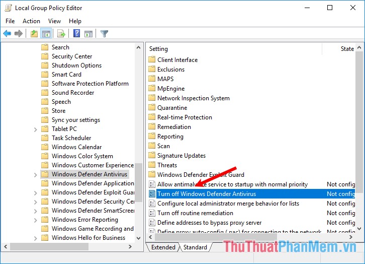 How to turn off, turn on Windows Defender in Windows 10 Picture 5