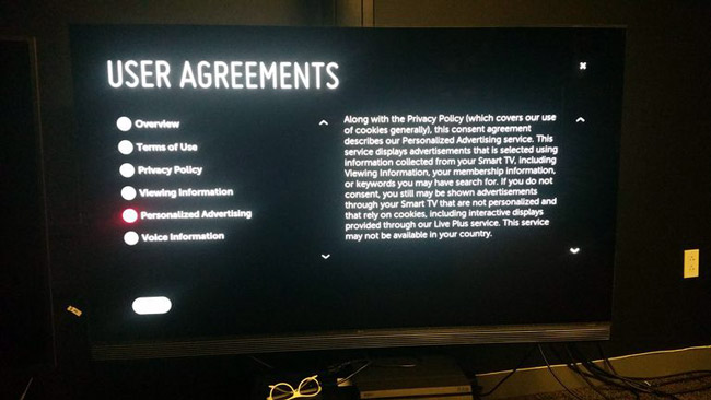 How to turn off user tracking on Smart TV of Vizio, LG ... Picture 3