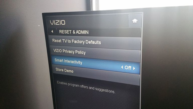 How to turn off user tracking on Smart TV of Vizio, LG ... Picture 5