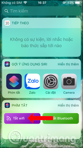 How to turn off WiFi and Bluetooth completely from the iPhone main screen Picture 17