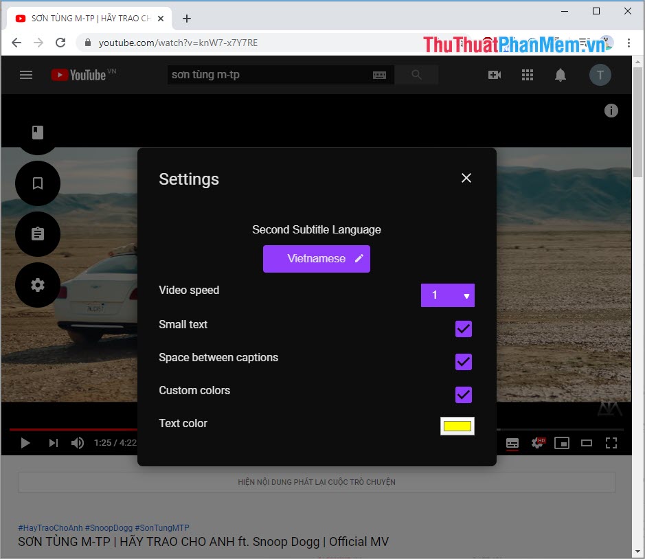 How to turn on 2 languages ​​subtitles on YouTube - Turn on 2 subtitles at the same time Picture 7
