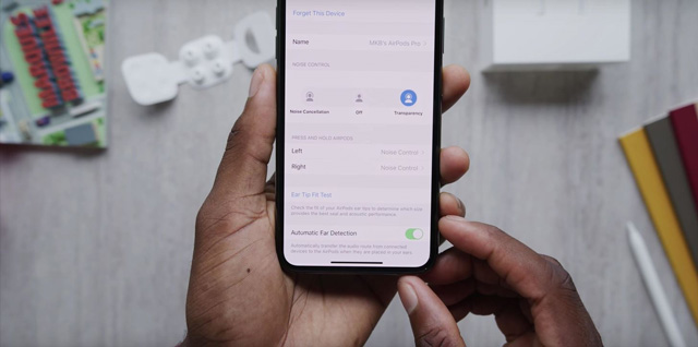 How to turn on Active Noise Cancellation on AirPod Pros Picture 3