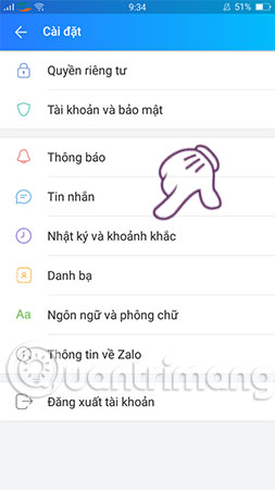 How to turn on and off the auto play feature on Zalo Picture 3
