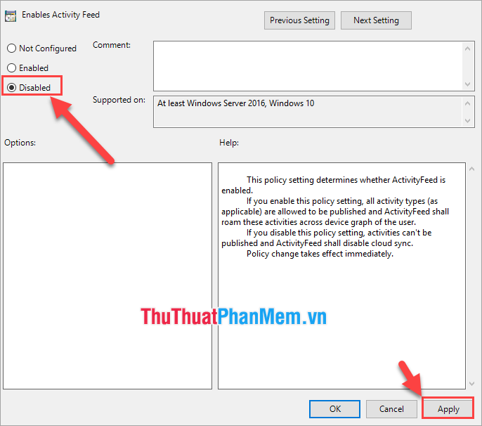 How to turn on and off the Timeline feature on Windows 10 Picture 9