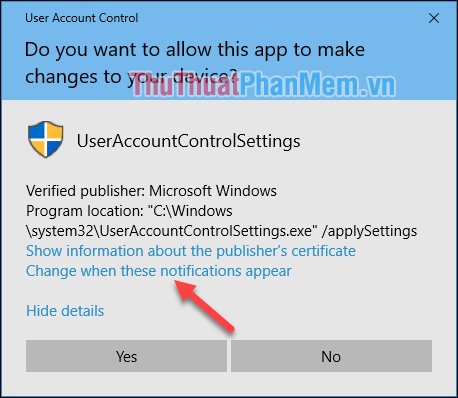 How to turn on and off UAC on Windows 10 Picture 3