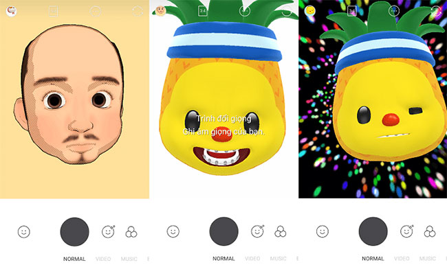 How to turn on Animoji funny like iPhone X on Snow application Picture 3