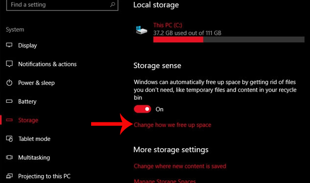 How to turn on auto-release memory mode Windows 10 Creators Update Picture 2
