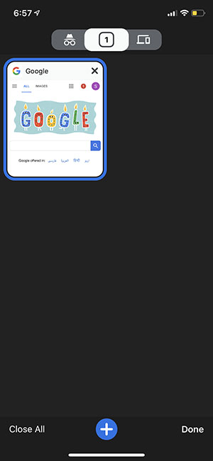 How to turn on Chrome's Material Design on iOS Picture 2