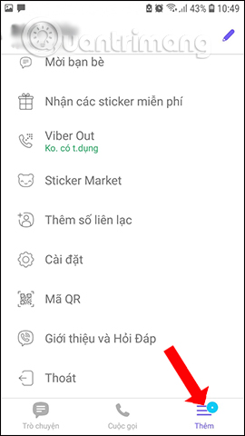 How to turn on dark background mode on Viber Picture 1