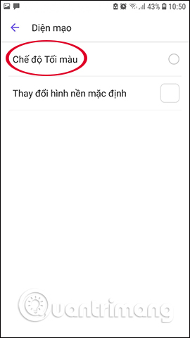 How to turn on dark background mode on Viber Picture 3