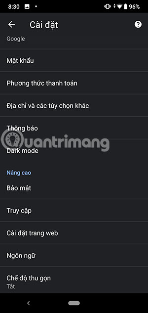 How to turn on Dark mode for Chrome Android Picture 12