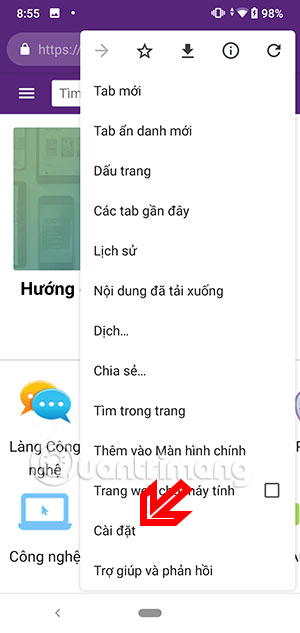 How to turn on Dark mode for Chrome Android Picture 8