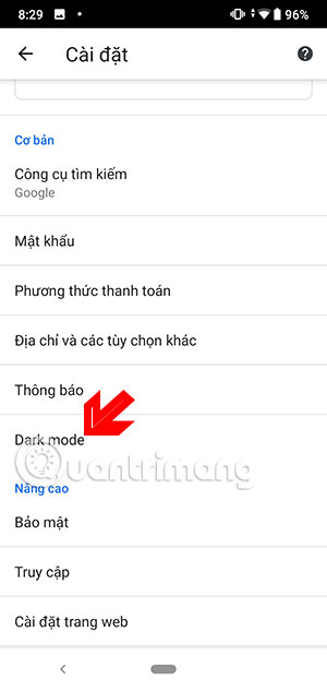How to turn on Dark mode for Chrome Android Picture 9