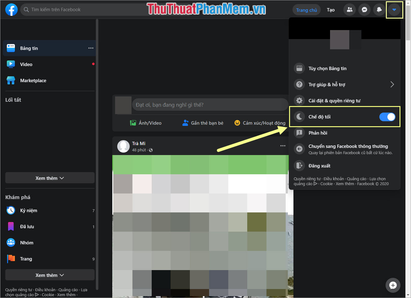 How to turn on Dark Mode for Facebook Picture 4