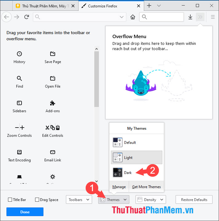 firefox dark mode