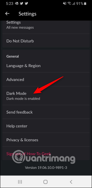 How to turn on dark mode for Slack on iPhone and Android Picture 4