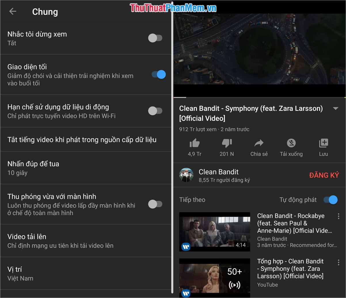 How to turn on Dark Mode on YouTube Picture 9