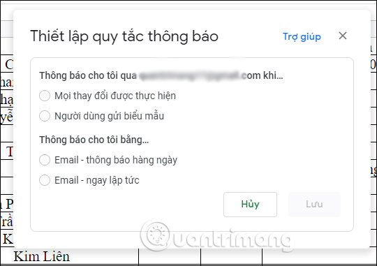 How to turn on editing notifications on Google Sheets Picture 2
