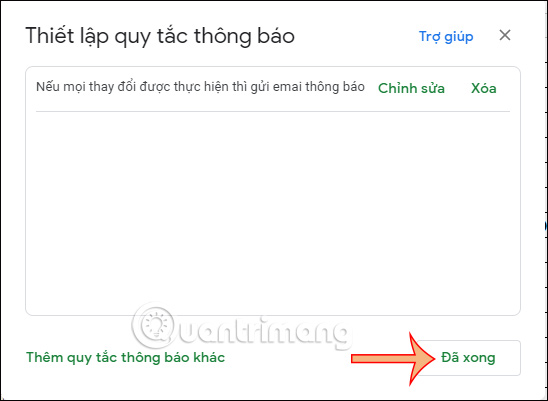 How to turn on editing notifications on Google Sheets Picture 3