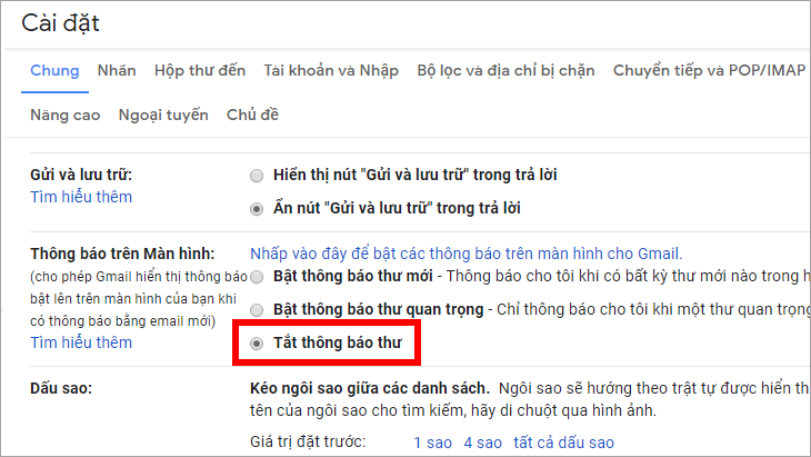 How to turn on Gmail notifications when new mail arrives on your computer Picture 7