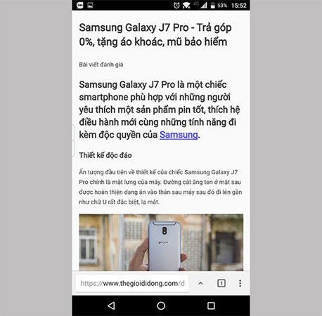How to turn on Google Chrome's newspaper reading mode on Android Picture 5