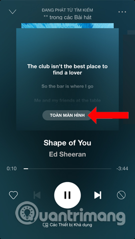 How to turn on lyrics on Spotify Picture 6