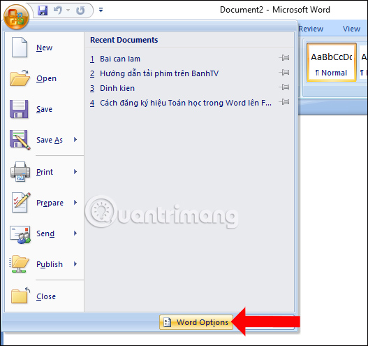 How to turn on / off Macro in Word Picture 1