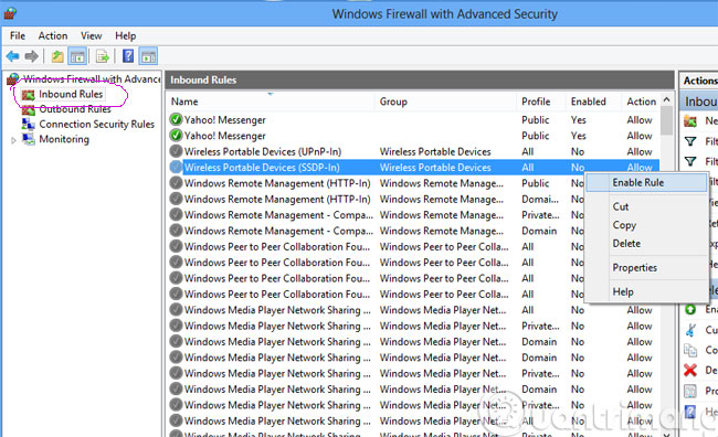 How to turn on / off Windows Firewall in Windows 7, 8 / 8.1 and Windows 10 Picture 14