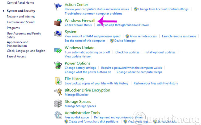 How to turn on / off Windows Firewall in Windows 7, 8 / 8.1 and Windows 10 Picture 8