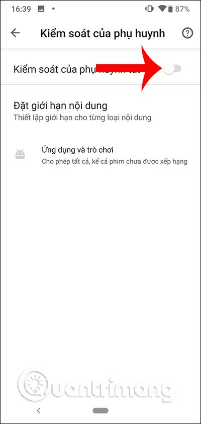 How to turn on parental controls on the Google Play Store Picture 4