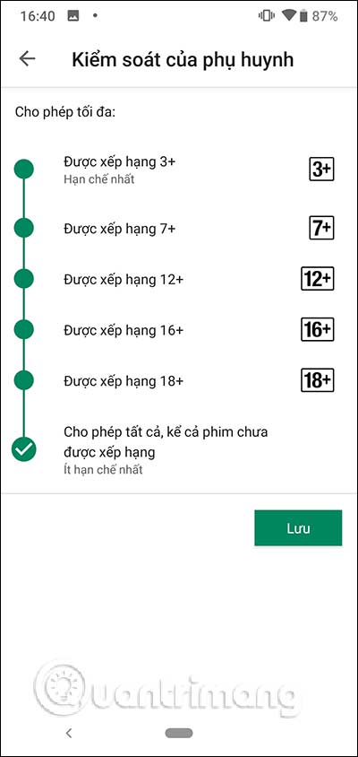 How to turn on parental controls on the Google Play Store Picture 7