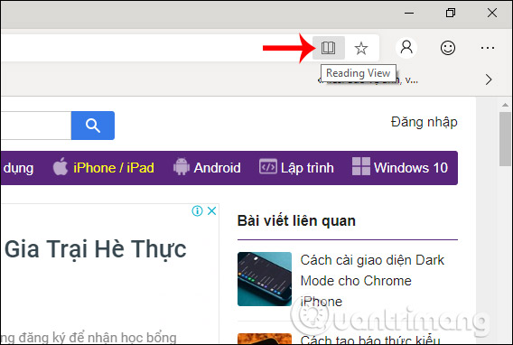 How to turn on Reading View on Microsoft Edge Chromium Picture 5