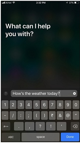How to turn on Siri iOS 11 control content entry mode Picture 5