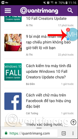 How to turn on the chat bubble on Zalo Picture 5
