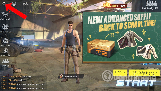 How to turn on tilt mode in Rules of Survival Picture 4