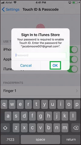 How to turn on Touch ID fingerprint lock on iPhone Picture 12