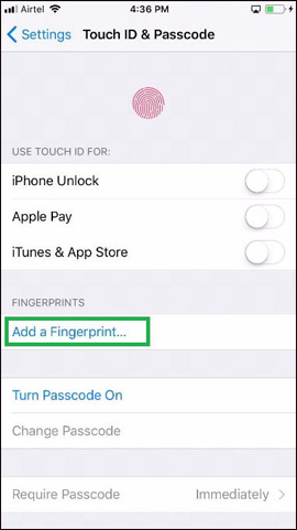 How to turn on Touch ID fingerprint lock on iPhone Picture 3