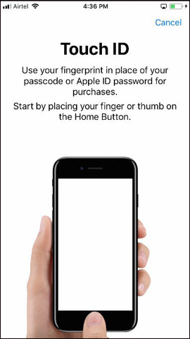 How to turn on Touch ID fingerprint lock on iPhone Picture 4