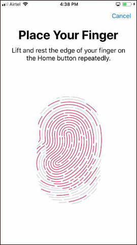 How to turn on Touch ID fingerprint lock on iPhone Picture 7