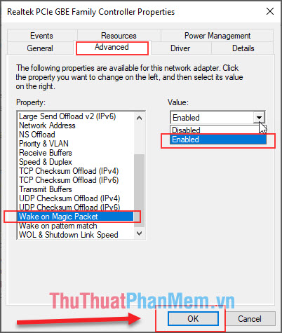 How to turn on Wake-On-LAN for the computer - Turn on the remote computer in the LAN Picture 5