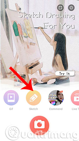 How to turn photos into drawings on WutaCam Picture 1