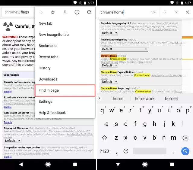 How to turn the address bar down on Chrome Android Picture 2