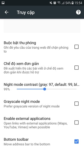 How to turn the address bar down on Chrome Android Picture 8