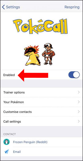 How to turn the iPhone call interface into a Pokémon game Picture 1