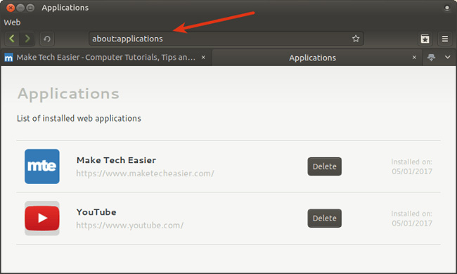 How to turn the website into an application on Linux? Picture 6