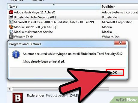 How to Uninstall Bitdefender Total Security 2012 Picture 11