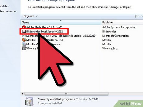 How to Uninstall Bitdefender Total Security 2012 Picture 5