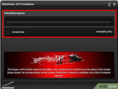 How to Uninstall Bitdefender Total Security 2012 Picture 7