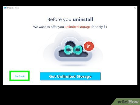 How to Uninstall MegaBackup Picture 19