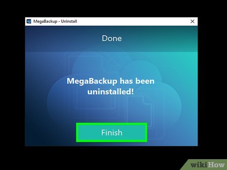 How to Uninstall MegaBackup Picture 21